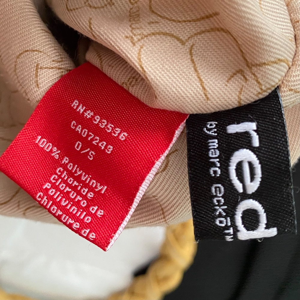 Red by Marc Ecko Yellow Vegan Leather Hobo - Picture 6 of 14